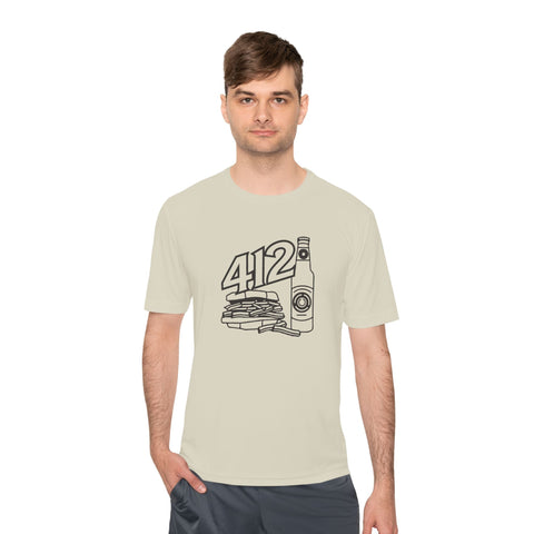 412 Icon Unisex Moisture Wicking Tee T-Shirt - YinzerShop