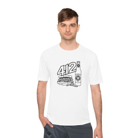 412 Icon Unisex Moisture Wicking Tee T-Shirt - YinzerShop