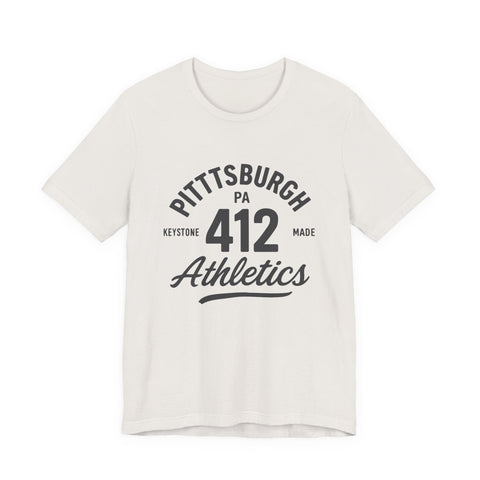 412 Keystone Made - Unisex Jersey Short Sleeve Tee T-Shirt - YinzerShop