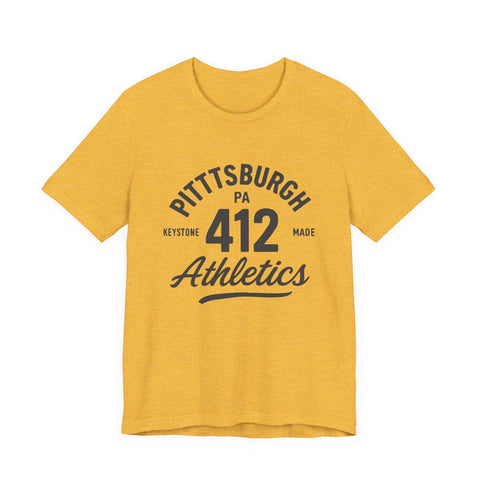412 Keystone Made - Unisex Jersey Short Sleeve Tee T-Shirt - YinzerShop