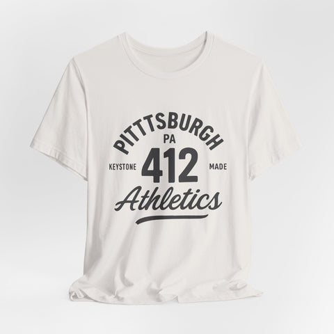412 Keystone Made - Unisex Jersey Short Sleeve Tee T-Shirt - YinzerShop