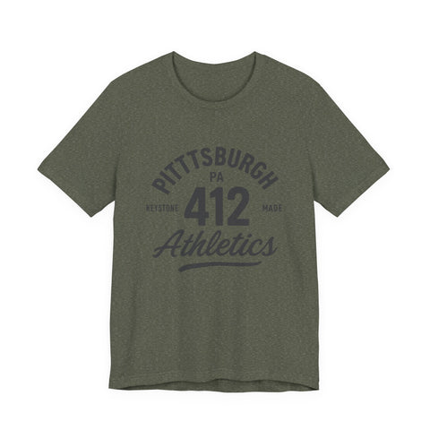 412 Keystone Made - Unisex Jersey Short Sleeve Tee T-Shirt - YinzerShop