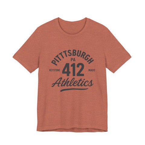 412 Keystone Made - Unisex Jersey Short Sleeve Tee T-Shirt - YinzerShop