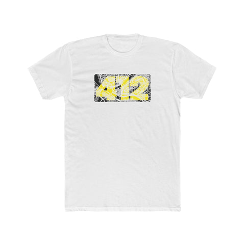 412 Map Cotton Tee - Classic Fit Lightweight Crew Neck Graphic T-Shirt T-Shirt - YinzerShop