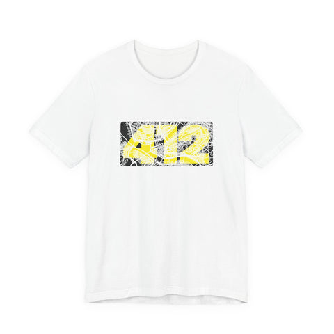 412 Map Graphic - Bella Canvas 3001 Crew Neck T-Shirt T-Shirt - YinzerShop
