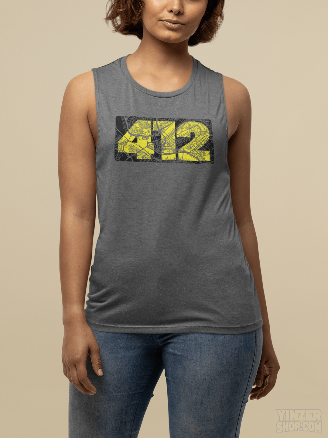 Pittsburgh Steelers Heinz Field Stadium Women's Tank Top Shirt at –  YinzerShop