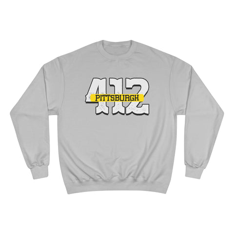 412 Pittsburgh - Champion Sweatshirt Sweatshirt - YinzerShop
