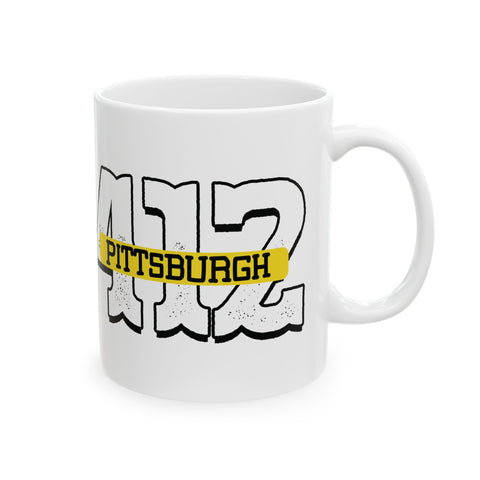 412 Pittsburgh - Coffee Mugs (11oz, 15oz) Mug - YinzerShop