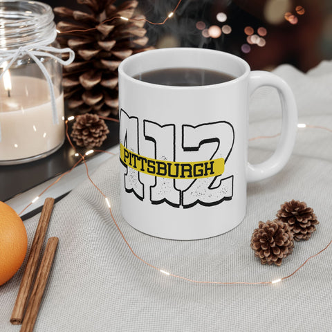 412 Pittsburgh - Coffee Mugs (11oz, 15oz) Mug - YinzerShop