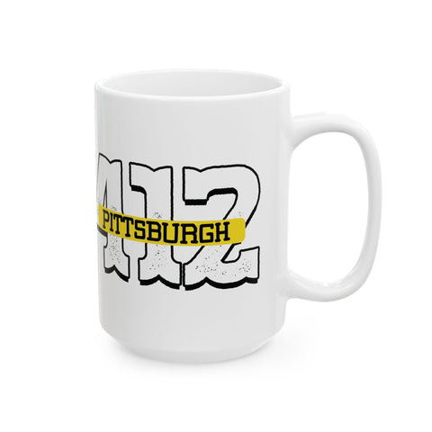 412 Pittsburgh - Coffee Mugs (11oz, 15oz) Mug - YinzerShop