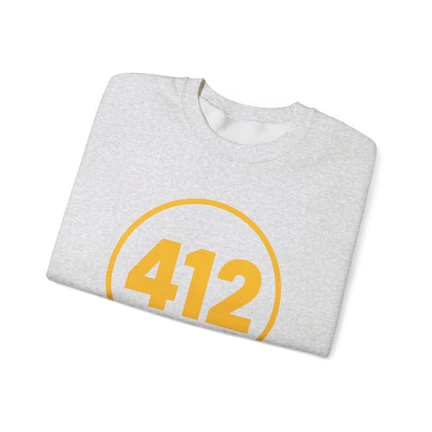 412 Stamp - Heavy Blend™ Crewneck Sweatshirt Sweatshirt - YinzerShop