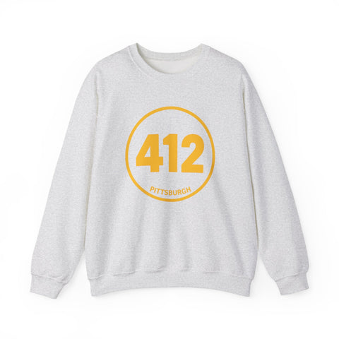 412 Stamp - Heavy Blend™ Crewneck Sweatshirt Sweatshirt - YinzerShop
