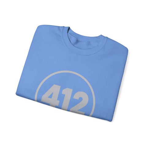 412 Stamp - Heavy Blend™ Crewneck Sweatshirt Sweatshirt - YinzerShop