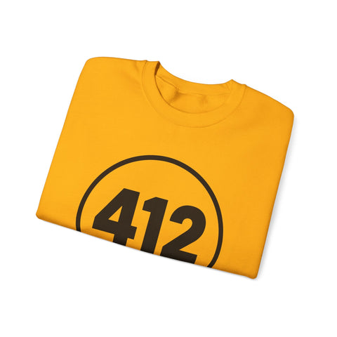 412 Stamp - Heavy Blend™ Crewneck Sweatshirt Sweatshirt - YinzerShop