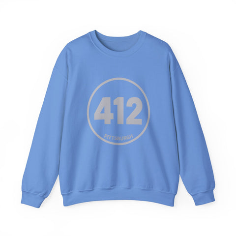 412 Stamp - Heavy Blend™ Crewneck Sweatshirt Sweatshirt - YinzerShop