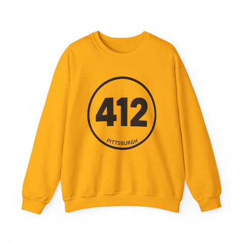 412 Stamp - Heavy Blend™ Crewneck Sweatshirt Sweatshirt - YinzerShop