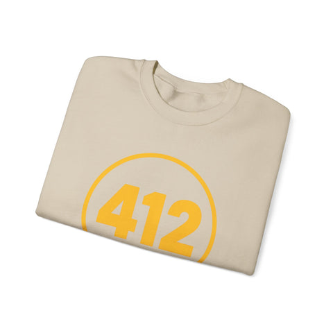 412 Stamp - Heavy Blend™ Crewneck Sweatshirt Sweatshirt - YinzerShop