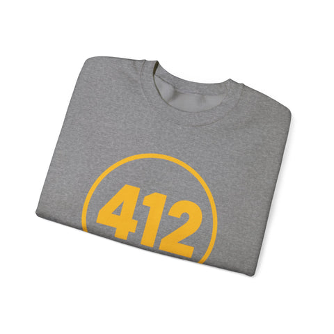 412 Stamp - Heavy Blend™ Crewneck Sweatshirt Sweatshirt - YinzerShop
