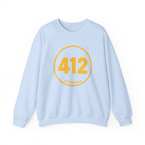 412 Stamp - Heavy Blend™ Crewneck Sweatshirt Sweatshirt - YinzerShop