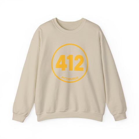 412 Stamp - Heavy Blend™ Crewneck Sweatshirt Sweatshirt - YinzerShop