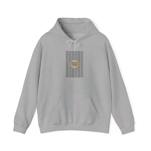 412 Steel City Hoodie | Pittsburgh Area Code Hoodie - YinzerShop