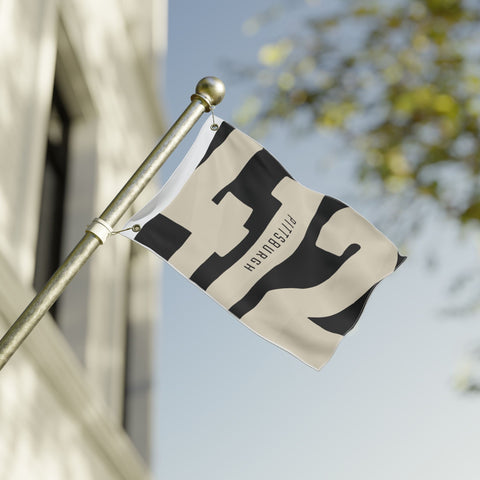 412 Vintage Pittsburgh - Double Sided Flag Home Decor - YinzerShop