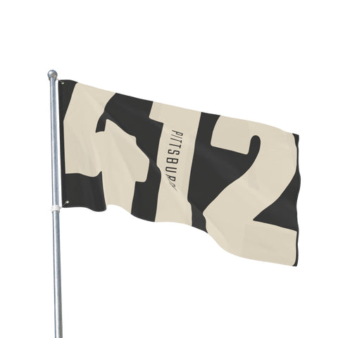 412 Vintage Pittsburgh - Double Sided Flag Home Decor - YinzerShop