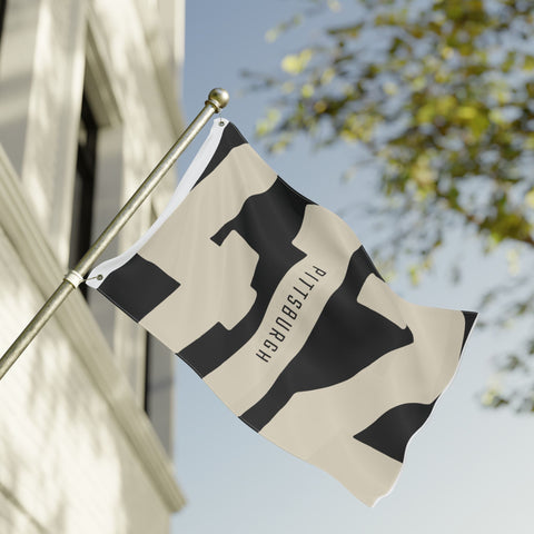 412 Vintage Pittsburgh - Double Sided Flag Home Decor - YinzerShop