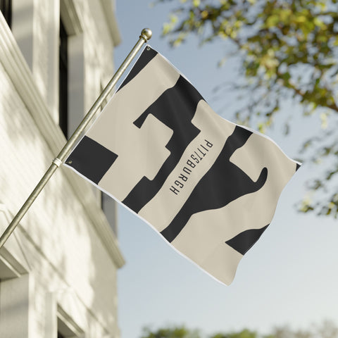 412 Vintage Pittsburgh - Double Sided Flag Home Decor - YinzerShop