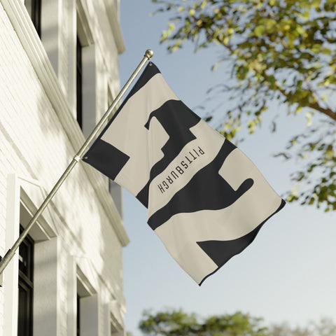 412 Vintage Pittsburgh - Double Sided Flag Home Decor - YinzerShop