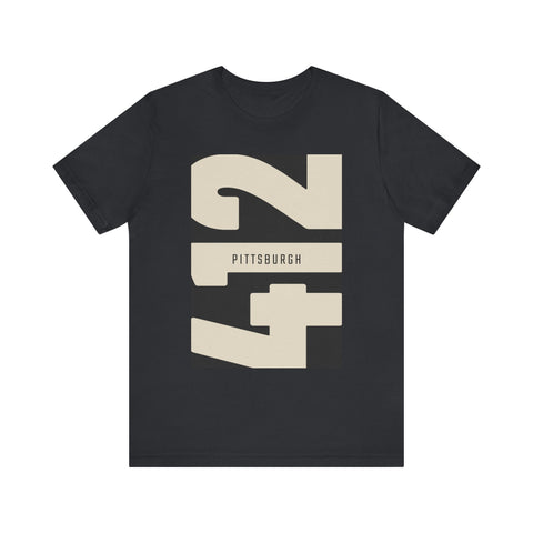 412 Vintage Pittsburgh - Unisex Jersey Short Sleeve Tee T-Shirt - YinzerShop
