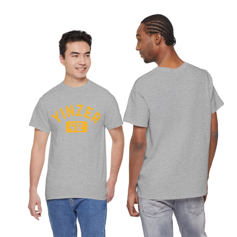 412 Yinzer - Unisex Heavy Cotton Tee T-Shirt - YinzerShop