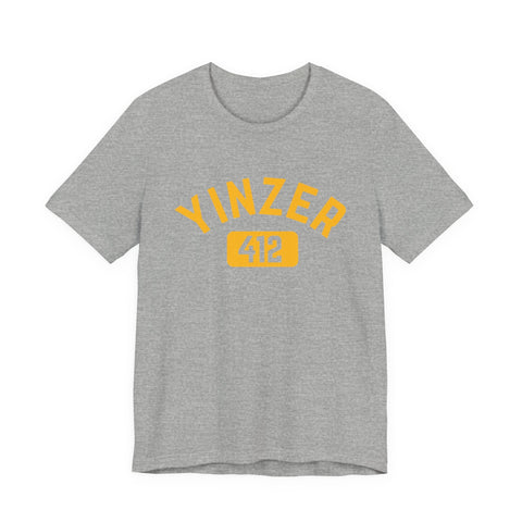 412 Yinzer - Unisex Jersey Short Sleeve Tee T-Shirt - YinzerShop
