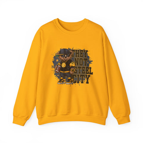 They Not Steel City Bear - Heavy Blend™ Crewneck Sweatshirt