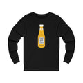 Pittsburgh, City of Champions Ketchup Bottle Unisex Bella+Canvas 3001 Long Sleeve T-Shirt Long-sleeve Printify XS Black 