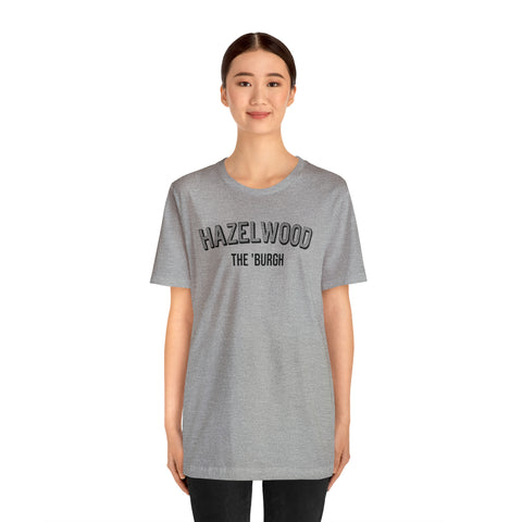 Hazelwood  - The Burgh Neighborhood Series - Unisex Jersey Short Sleeve Tee T-Shirt Printify   