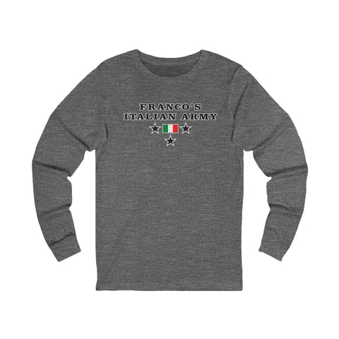 Franco's Italian Army - Unisex bella+canvas 3501 Long Sleeve Tee Long-sleeve Printify