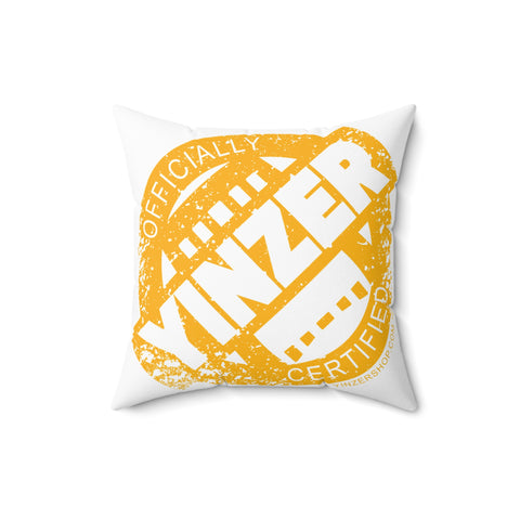 Yinzer Certified Spun Polyester Square Pillow