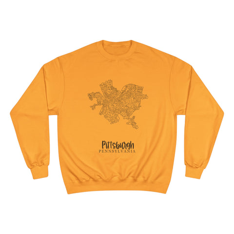 Pittsburgh Neighborhood Map Sweatshirt
