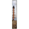 Marblehead Lighthouse, Ohio Wooden Sign | Wall Art Print on Real Wood | Lake Erie Cabin House Home Decor Wood Sign Mill Wood Art 9.5" x 59"  