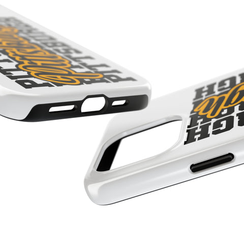 Pittsburgh Typography - iPhone Phone Case Mate Tough