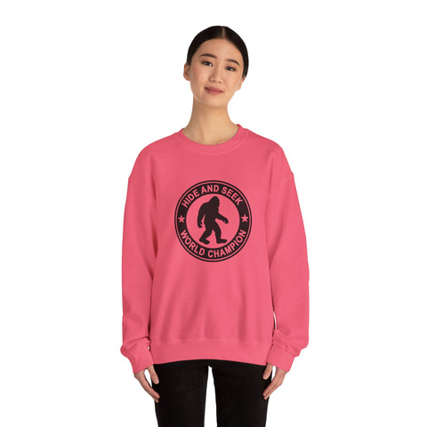 Bigfoot Hide and Seek Champion (Pittsburgh Sarcasm Series) - Heavy Blend™ Crewneck Sweatshirt