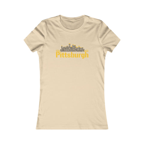 Pittsburgh Football Team Names - Women's Favorite Tee
