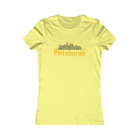 Pittsburgh Football Team Names - Women's Favorite Tee