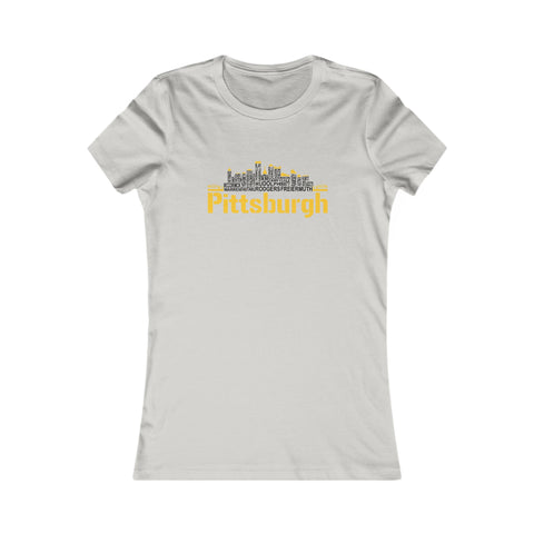 Pittsburgh Football Team Names - Women's Favorite Tee