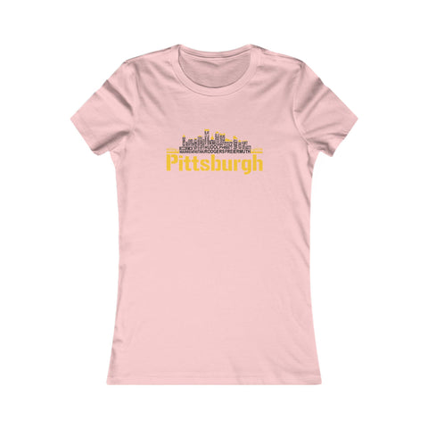 Pittsburgh Football Team Names - Women's Favorite Tee