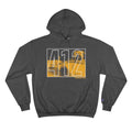 The 412 Series - PNC Park - Champion Hoodie Hoodie Printify Charcoal Heather S 