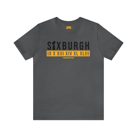 Sixburgh - Six Rings - Short Sleeve Tee T-Shirt Printify Asphalt S 