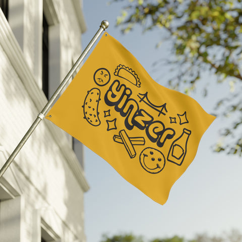 Yinzer Collage - Double Sided Flag