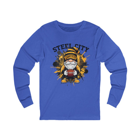 Steel City Gnome - Unisex Long Sleeve Tee